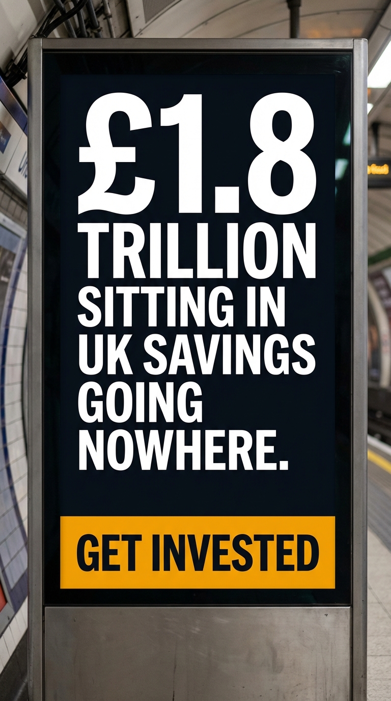 Get Invested vertical ad — £1.8 trillion going nowhere